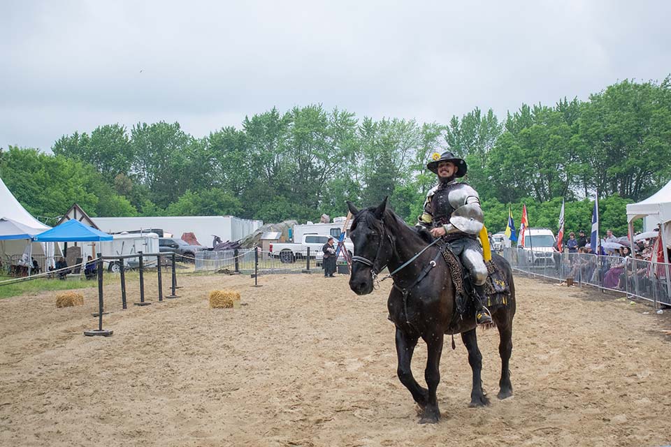 Sir Garr at the Canterbury Village Medieval Faire in Lake Orion Michigan