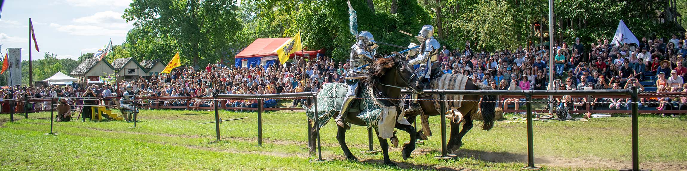 Knights of the new Order full contact jousting in Michigan